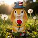 Desktop Decorative Bunny Home Decor Statues Infuse Warmth and affection into The Home Rabbit Statue - Resin Outdoor Decor for Yard, Ornaments Gift for Garden Lovers