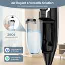 Steam Mop, 12-in-1 Powerful Handheld Steam Cleaner Detachable Steam Mops for Floor Cleaning, 565ML Removable Tank, 23FT Power Cable, MultiPurpose Steamer for Hardwood, Tile, Grout, Furniture, Black