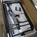 Rolanstar L Shaped Gaming Desk with LED Lights & Power Outlets, 53" Computer Desk with Full Monitor Stand & Storage Shelf, Corner Desk with Hooks, Black Desk Reversible (53*53*34.1 inch)