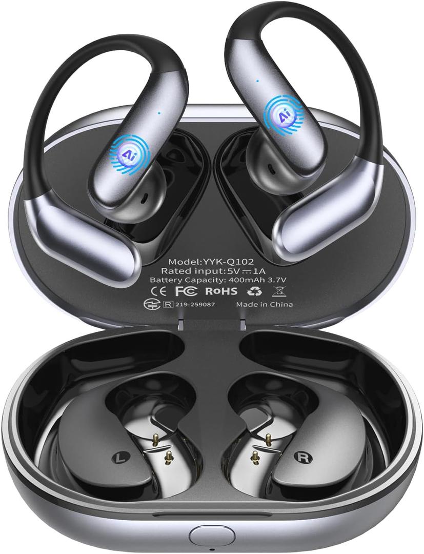 Translation Earbuds, Ai Translation Earbuds Real Time, Translation Earbuds with 174 Languages & 90H Playtime, Bluetooth 6.1, Clear Mic, Wireless Earbuds for Business, Travel & Meetings