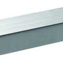 Frost King A79/36H Premium Aluminum and Reinforced Rubber Door Sweep 2-Inch by 36-Inch, Brushed Chrome
