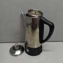 Elite Gourmet 6-Cup Electric Coffee Percolator  Stainless Steel, Fast Brewing, Keep Warm with Auto Shut-Off, Clear Brew Progress Knob, Cordless Serving Base, Reusable Filter, 1000W