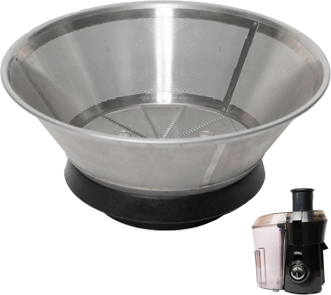 IMPRESA Replacement Juicer Blade Only Compatible with the Hamilton Beach Juicer Machine 67601A - 6in x 2.75in Stainless Steel Blade & Mesh Bowl - Tool-Free Install & Dishwasher Safe