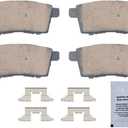 HUSCH Rear Ceramic Brake Pads Kit Fit For Ford Edge 2007-2010 | For Lincoln MKX 2007-2010, For Mazda CX-7 2007-2012, For CX-9 2007-2015