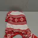 KYEESE Dog Christmas Pajamas, Warm Fleece Winter Dog Pajamas for Small Dogs, Cozy Holiday Pet Onesie with Snowflake Design, Lightweight Pet Clothes, Cozy Xmas Outfit Jumpsuit, X-Large