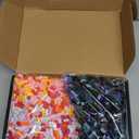 PIANTION Animal Colorful Bandage Bear Micro Building Blocks Set(3000PCS XQ035) 12.6in High Series,Gifts Suitable for Adults