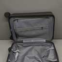 Gets Carry on Luggage Airline Approved,20 Inch Abs+Pc Hardshell Spinner Luggage With Cup Phone Holder and USB Charger,Front Pocket Durable Suitcase for Women Men-Grey