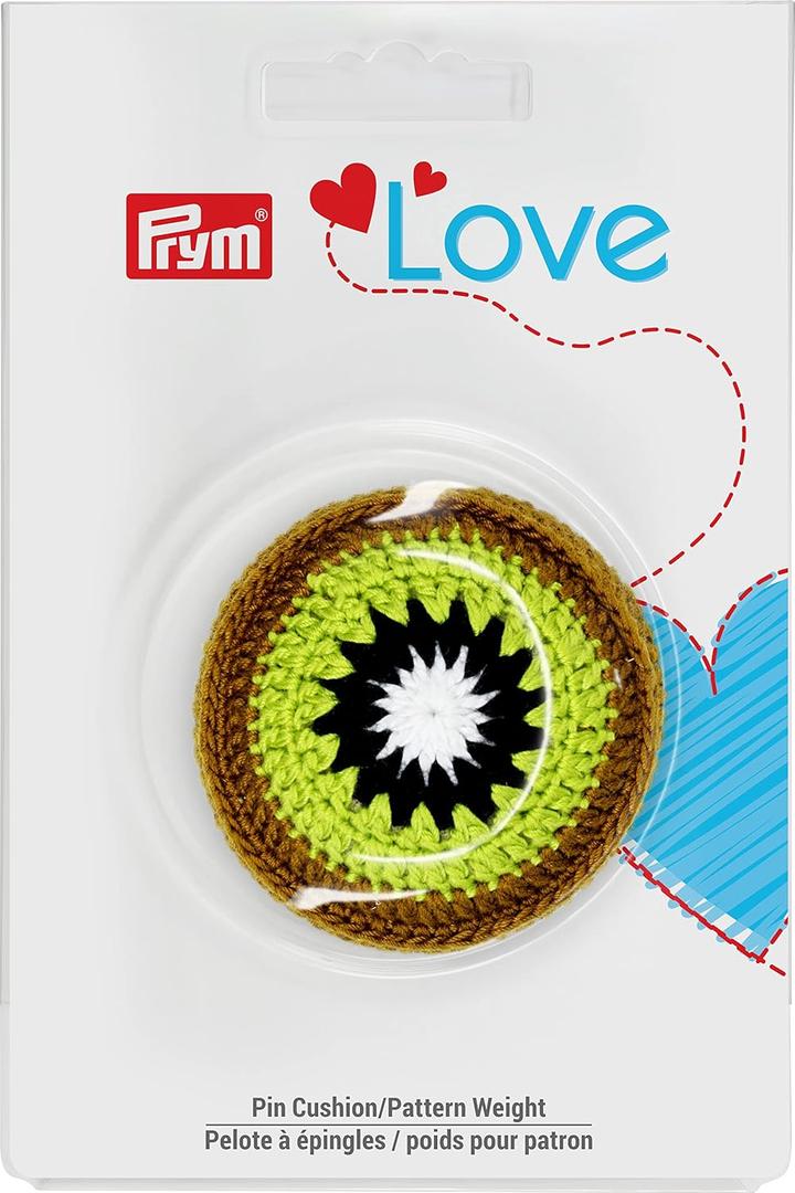Prym Love Pin Cushion/Pattern Weight-Kiwi Pincushion, Green