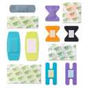 CURAD Performance Series IRONMAN Antibacterial Bandages, Extreme Hold Adhesive Technology, Finger & Knuckle Bandages, Flexible Fabric, Variety Pack with Assorted Sizes & Colors, 50 Count, Case of 24