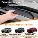 2026 RAV 4 Co-Pilot Front Organizer Tray Compatible with Toyota 2026 RAV 4 XSE GR Sport Hybrid Limited XLE Woodland 2026 RAV 4 Interior Accessories, High Grade Silicone Material