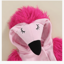 Madjtlqy Halloween Costumes Toddler Baby Boy Girl Flamingo Animal Hooded Sleeveless Romper Jumpsuit Legging Duck Outfits 80