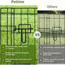 PETIME Foldable Metal Dog Exercise Pen/Pet Puppy Playpen Kennels Yard Fence Indoor/Outdoor 8 Panel 24" W x 36" H with Bottom Pad (with Bottom pad, 8 Panels 36" H)