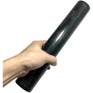 1 Pack Round Acetal Copolymer Rods - 2 -Inch Diameter and 12-Inch Length Opaque Black Acetal Copolymer Rods （POM-C） Perfect for Non-Marring