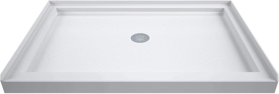 DreamLine SlimLine Single Threshold Shower Base in White | DLT-1136480