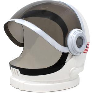 Spooktacular Creations Astronaut Helmet for Kids with Movable Visor Pretend Role Play Accessory Toy Set Halloween Costumes (White)