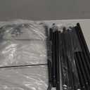 Shoe Rack 2 Tier Long Storage Organizer Wide Metal Shoe Shelf for Closet Entryway Black