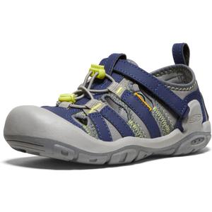 KEEN Unisex-Child Knotch Creek Casual Comfortable Sandals (11 Little Kid, Steel Grey/Blue Depths)