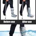 50 Pcs Waterproof Leg Cast Cover for Shower 19.69 Inch Watertight Cast Protector Non Slip Bath Shower Wound Covers Anti Static Half Boot Bag for Broken Foot Ankle Knee Toe Sleeve Wrap