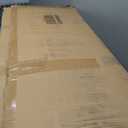 8 FT Pre-Lit Christmas Tree 3-Minute Quick Shape Flocked Decor with 600 LED Lights