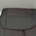 FLORICH Leather Car Seat Covers, Automotive Seat Cover 2 Pack Waterproof Seat Covers for Cars Driver Seat Cover Protectors Universal Fit for Most Cars SUV Trucks Vehicles, Black&Red Line (FrontPair)