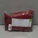 Royale Linens 100% Organic Cotton Fitted Sheet - Percale Weave - Super Soft Deep Pocket Bottom Sheets - Elastic Sheet Queen Size - Queen Fitted Sheets Only - (60"x80"+15", Red)