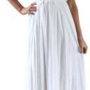 Women's Lace Beach Wedding Dresses for Bride 2025 Spaghetti Backless Boho Bridal Gowns White 12