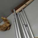 Leaf Roof Brush and Roof Rake, Adjustable Length Roof Cleaning Tool, Remove Roof Leaves Safely, with Natural Brush Head, Lightweight, Easy to Use & Store (21ft)