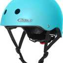 Nattork Kids Helmet Protective Gear, Removable Liner for Multi-Sports Skateboard, Skates, Bike, Scooter Age 4-12 Kids Youth Adults (Small (18.11'' - 19.69'' / 46cm - 50cm), Teal)