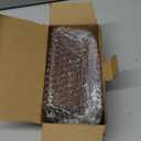 Kogonee Wooden Digital Alarm Clock, 0-100% Dimmer, 2 Alarm Settings, Weekday/Everyday Mode, 9 Mins Snooze, 12/24H, Temperature and Date Display for Office, Travel, Bedroom Alarm Clock (Brown)