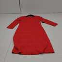 Jessica Howard Women's Style Shift 3/4 Sleeve Knit Jacquard (12, Red)