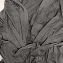 IN'VOLAND Womens Plus Size Kimono Robes Long Knit Bathrobe V Neck Ladies Loungewear Lightweight Soft Sleepwear (Black, XXL)
