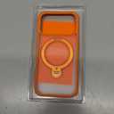 TORRAS Q3 Spin for iPhone 17 Pro Case, Patented 360 Magnetic Stand, Fit for MagSafe, Built-in Ring Holder Kickstand, Rugged Mil-Grade Protective Case for iPhone 17 Pro, Camera Control, Cosmic Orange