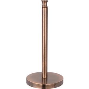 Akicon Paper Towel Holder Stand for Kitchen Countertop & Dining Room Table (Antique Copper, Modern)