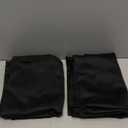 NICETOWN Black Blackout Curtain Blinds - Solid Thermal Insulated Window Treatment Blackout Drapes/Draperies for Bedroom (2 Panels, 42 inches Wide by 63 inches Long, Black)