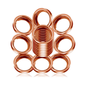 24-PCS Oil Drain Plug Gasket Washer- Copper M12 Crush Washer Oil Drain Plug- Premium Seal Replaces OEM 11026-JA00A for Nissan & Infiniti G35 G37 Rogue Sentra Xterra Altima Frontier Armada 350Z