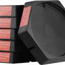 VEVOR RV Leveling Pads, 9 Inch Round Landing Feet, Permanent Attached Jack Stabilizers, Rubber Jack Pads, 5000 lbs Capacity per RV Jack Pad, 5th Wheels, Travel Trailers, Class A/C Motorhomes (6-Pack)