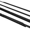 5727A007 5727A008 4Pcs Window Glass Weatherstrip Side Door Moulding Trim Seal Compatible with Mitsubishi Outlander 2007-2012 2013-2018(for 2007-2012)