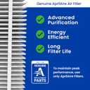 AprilAire 413 Replacement Filter for AprilAire Whole House Air Purifiers - MERV 13, Healthy Home Allergy, 16x25x4 Air Filter (Pack of 1)