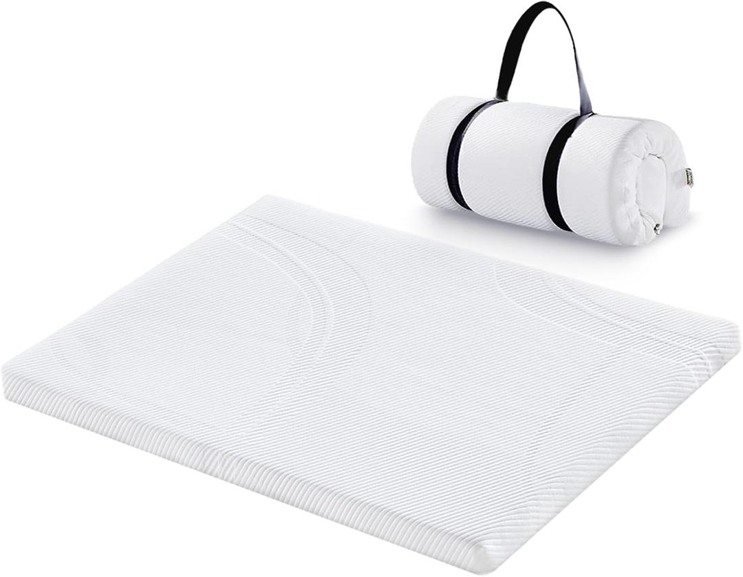 Ustenroya Pack and Play Mattress 38 x 26 x 1.5 inch, Soft Breathable Playard & Pack N Play Mattresses with Washable Waterproof Cover for Baby Toddler