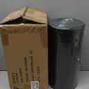 Day 1 Fitness High Density Muscle Foam Rollers - Sports Massage Rollers for Stretching, Physical Therapy, Deep Tissue, Myofascial Release - Ideal for Exercise and Pain Relief - Solid Black, 12"