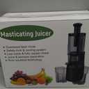 Cold Press Juicer, Juicer Machines with 5.3" Wide Feed Chute, Slow Masticating Juicer for High Yield with Whole Fruits and Vegetables (Black)