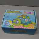 ToddlerCley Baby Toys 6-12 Months, Musical Turtle Baby Crawling Toys 7 8 9 10 Months, Light up Infants Tummy Toy, Bilingual Educational Turtle, Gifts Present for Christmas Baby 4 5 6 12 Month (Green)