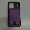 for iPhone 17 Pro Max Wallet Case Compatible with Magsafe, Magnetic RFID Blocking Card Holder Kickstand 2 in 1 Detachable Case for iPhone 17 Pro Max 6.9", Purple