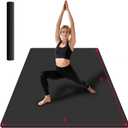 VTORY Extra Large Yoga Mat Thick Exercise Mat for Men and Women, Non-Slip, Durable Workout Mat for Home Workout, Yoga, Pilates, Stretching