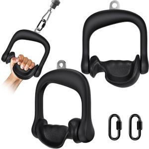 BeneLabel D Handle Cable Attachment, Cable Attachments for Gym, Non-Slip and Comfortable Grip, Solid Aluminum Alloy Handle, Suitable for Home and Gym BeneLabel D Handle Cable Attachment, Cable Attachments for Gym, Non-Slip and Comfortable Grip, Solid Aluminum Alloy Handle, Suitable for Home and Gym