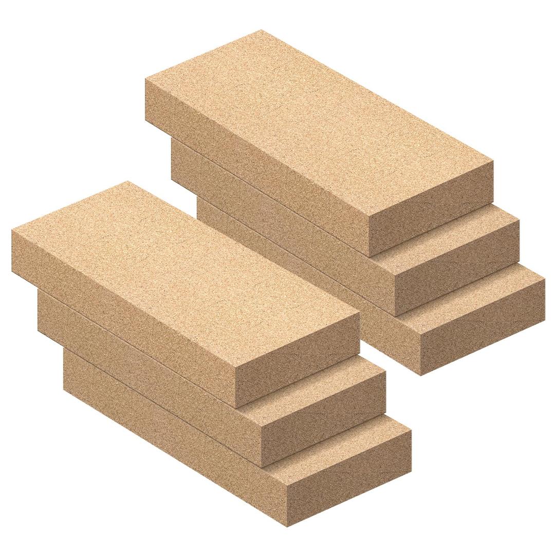Woodstove Firebricks, Fire Bricks, Size 9" X 4-1/2" X 1-1/4", Fire Bricks for Wood Stove, Fireplaces, Brick Fireplace