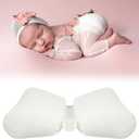 2PC Newborn Photography Butterfly Posing Pillow Basket Filler & Positioner for Babies DIY Newborn Professional Photography Prop White