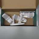 Door Lever Lock (6 Pack) Prevents Toddlers from Opening Doors. 3.25" L * 1.5" W * 4.5" H Easy One Hand Operation for Adults. Durable ABS with 3M Adhesive Backing. Simple Install, No Tools Needed.