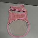 Malier Dog Winter Coat, Reversible Fleece Dog Cold Weather Coats, Windproof Warm Snow Puppy Jacket Vest Pet Clothes for Medium  Dogs (Pink, Medium)