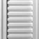 Ekena Millwork 12"W x 24"H x 1 7/8"P, Cathedral Gable Vent Louver, Non-Functional